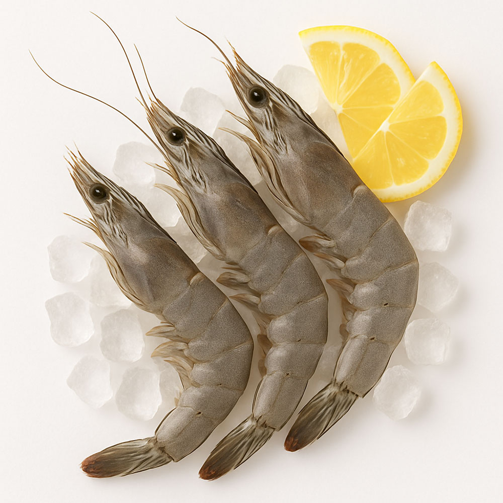 Head On White Shrimp